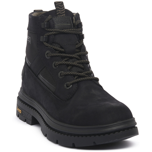 Čevlji  Moški Gležnjarji Jeep 062 TUAREG BOOT WP Črna