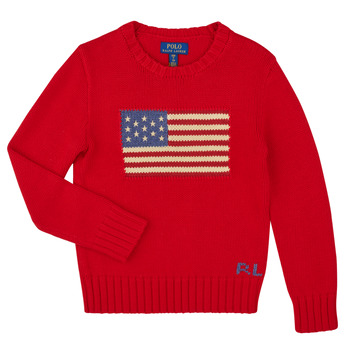 Polo Ralph Lauren FLAG CN SWTR-TOPS-SWEATER