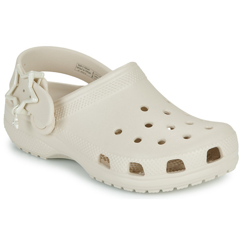 Topánky Dievča Nazuvky Crocs Classic Star Buckle Clog K Béžová