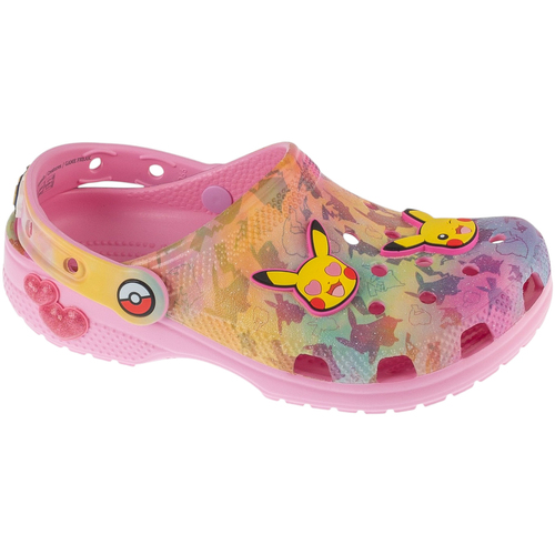 Topánky Dievča Nazuvky Crocs Classic Pikachu Pink Clog K Ružová