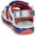 Buty Chłopiec Płaskie sandały  Geox J SANDAL ANDROID BOY Niebieski / Czerwony / Biały