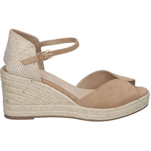 Buty Damskie Sandały na koturnie Skydiva 107437 Brązowy