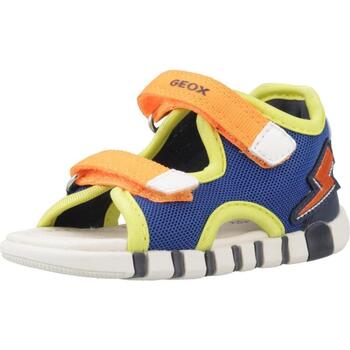 Buty Chłopiec Płaskie sandały  Geox B Sandal Iupidoo A Wielokolorowy