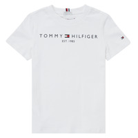 tekstylia Dziecko T-shirty z krótkim rękawem Tommy Hilfiger SELINERA Biały