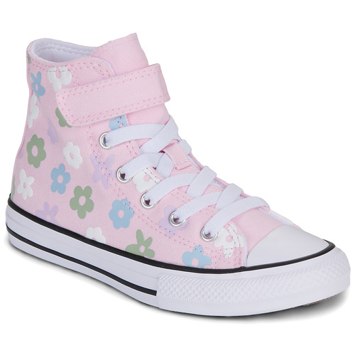 Buty Dziewczynka Trampki wysokie Converse Chuck Taylor All Star 1V Różowy