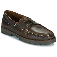 Buty Męskie Buty żeglarskie Pellet OLIVIO Veau / Crazy / Dark / Brązowy