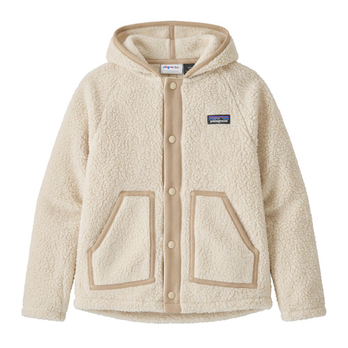 tekstylia Dziecko Polary Patagonia BABY RETRO PILE JKT Beżowy