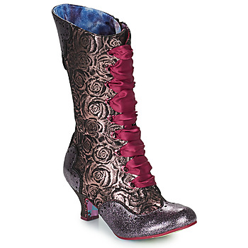 Sapatos Mulher Botins Irregular Choice CHIMNEY SMOKE Cinza / Rosa