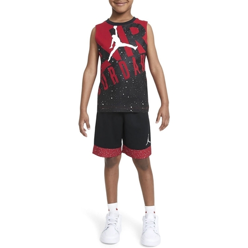 Textil Criança Todos os fatos de treino Nike 65A603 Preto
