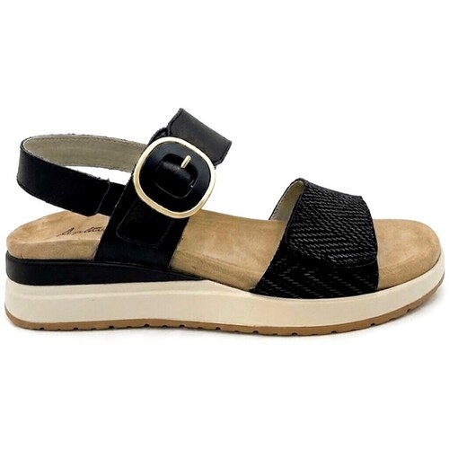 Sapatos Mulher Sandálias Aplauso 4531 Preto