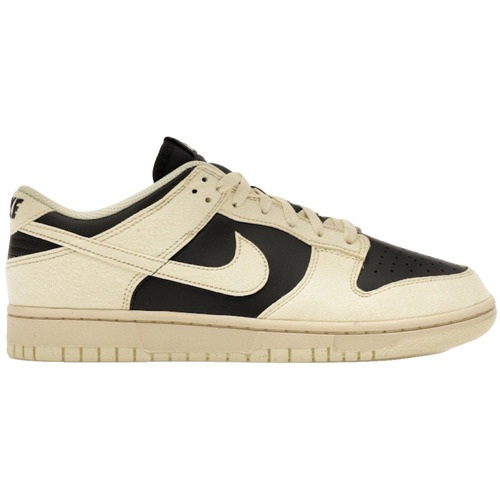 Sapatos Mulher Sapatilhas baixos Nike Baskets  dunk low cuir Cinza
