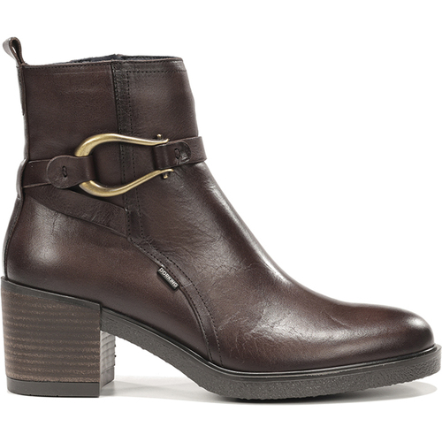 Sapatos Mulher Botas baixas Dorking d9754 skimo_cafe Castanho