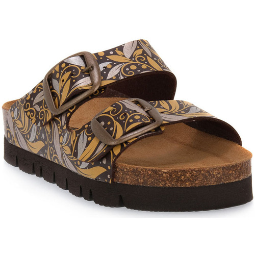 Pantofi Femei Papuci de vară Bioline 9424 LAPAS MARRONE Maro