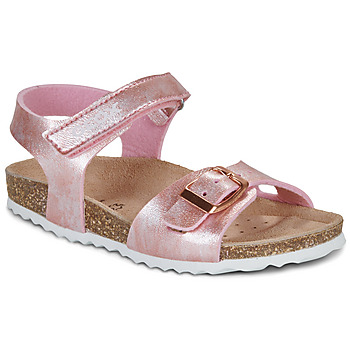 Pantofi Fete Sandale plate Geox J ADRIEL GIRL C Roz