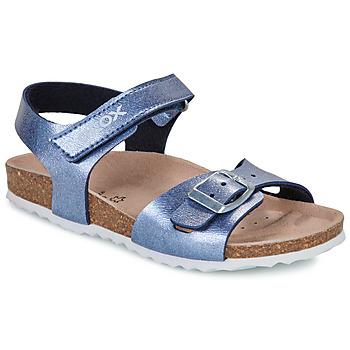 Pantofi Fete Sandale plate Geox J ADRIEL GIRL C Albastru