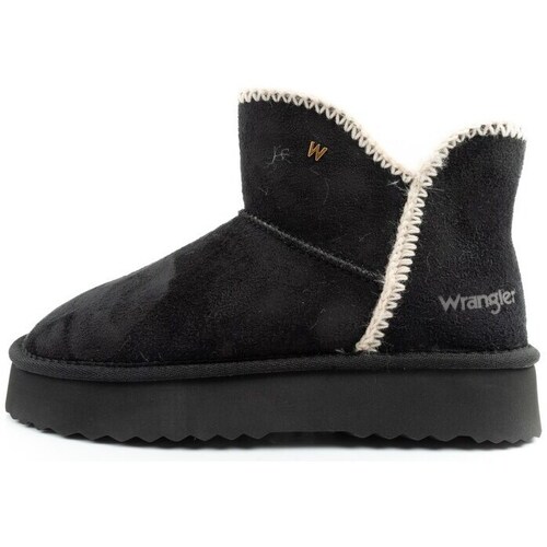 Pantofi Femei Cizme de zapadă Wrangler 2025309325Y Negre, Alb
