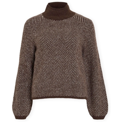 Îmbracaminte Femei Pulovere Vila Noos Lory High Knit - Coffee Bean Maro