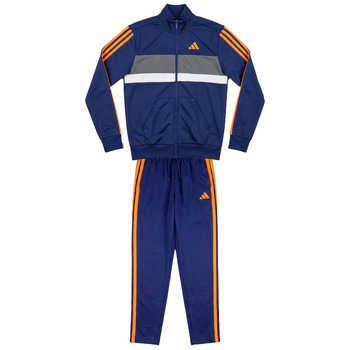 Îmbracaminte Băieți Echipamente sport adidas Seasonal Essentials Tiberio 3-Stripes Tricot Track Suit Kids Albastru