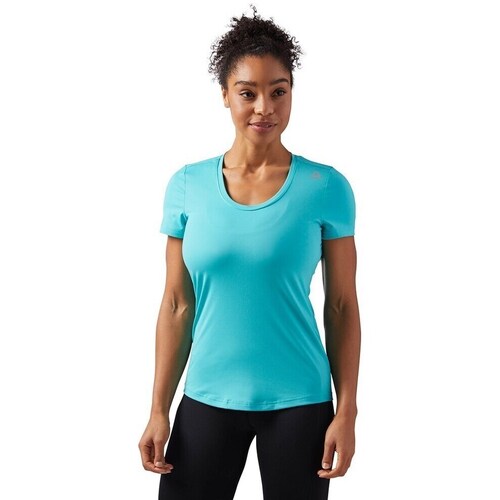 Îmbracaminte Femei Tricouri mânecă scurtă Reebok Sport Wor SW Tee De turcoaz