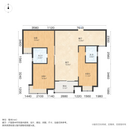 华润橡树湾3室2厅131.02㎡218万二手房图片