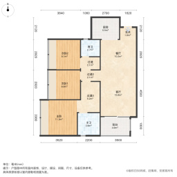 花样年香门第北区3室2厅95.16㎡99.8万二手房图片