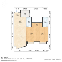 金辉淮安半岛泊郡3室2厅97㎡153万二手房图片