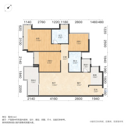 华发城建四季半岛水晶湾3室2厅97.94㎡208万二手房图片