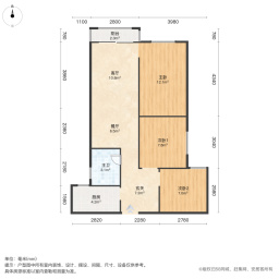 碧桂园碧乐城3室2厅96㎡150万二手房图片