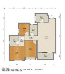 葛洲坝紫郡蘭园3室1厅91.99㎡133万二手房图片