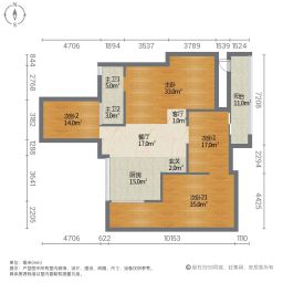 金地天禧3室2厅115㎡126万二手房图片