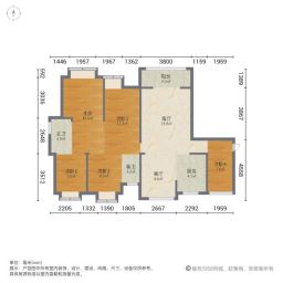 保利香槟国际4室2厅143㎡338万二手房图片