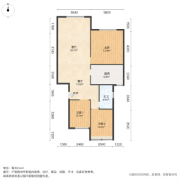 水岸城春华园3室2厅96㎡28万二手房图片