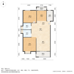 中建东湖锦城3室2厅114.46㎡179万二手房图片