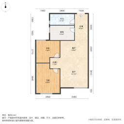 兰西社区2室1厅70㎡35万二手房图片