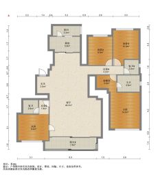 首开龙湖云著一期4室2厅176㎡465万二手房图片