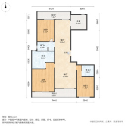 苏州湾景苑(西区)3室2厅165㎡270万二手房图片