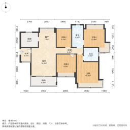 华发国际海岸揽澳郡4室2厅116.81㎡275.3万二手房图片