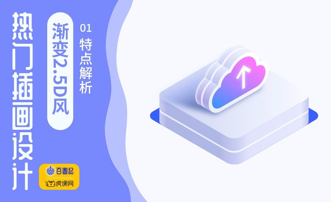 AI-渐变2.5D图形特点解析