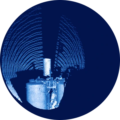 Lidar point cloud generated by the QLM Quantum Lidar