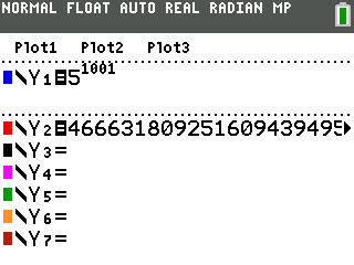 Exponent example