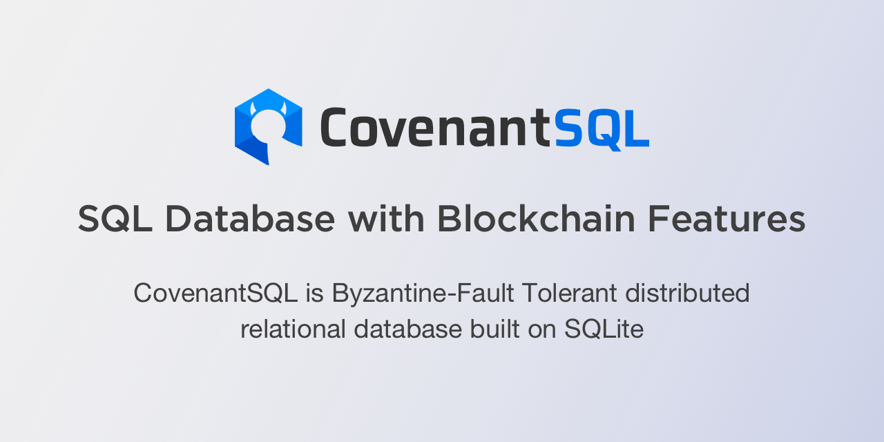 CovenantSQL