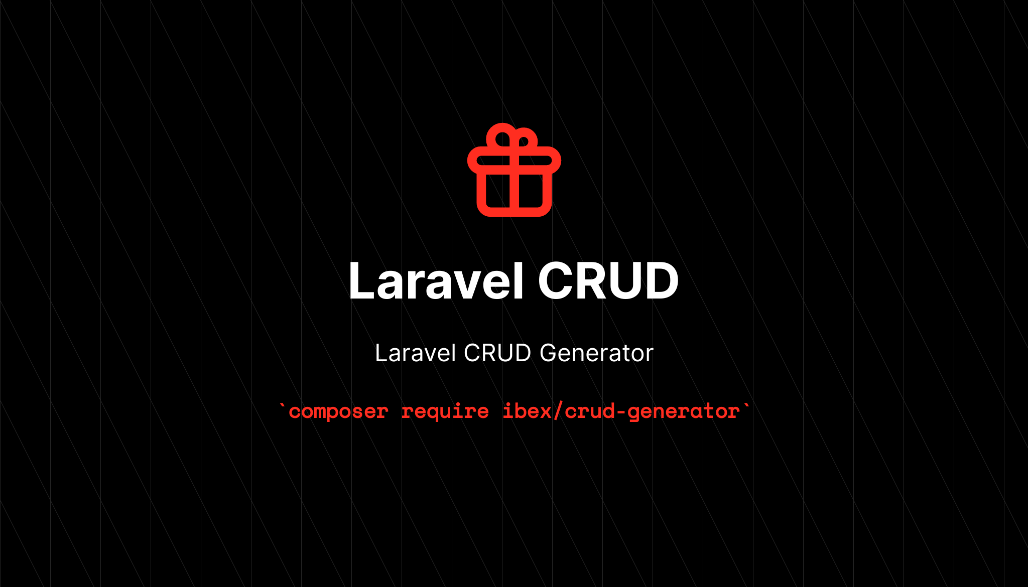 laravel-crud-generator