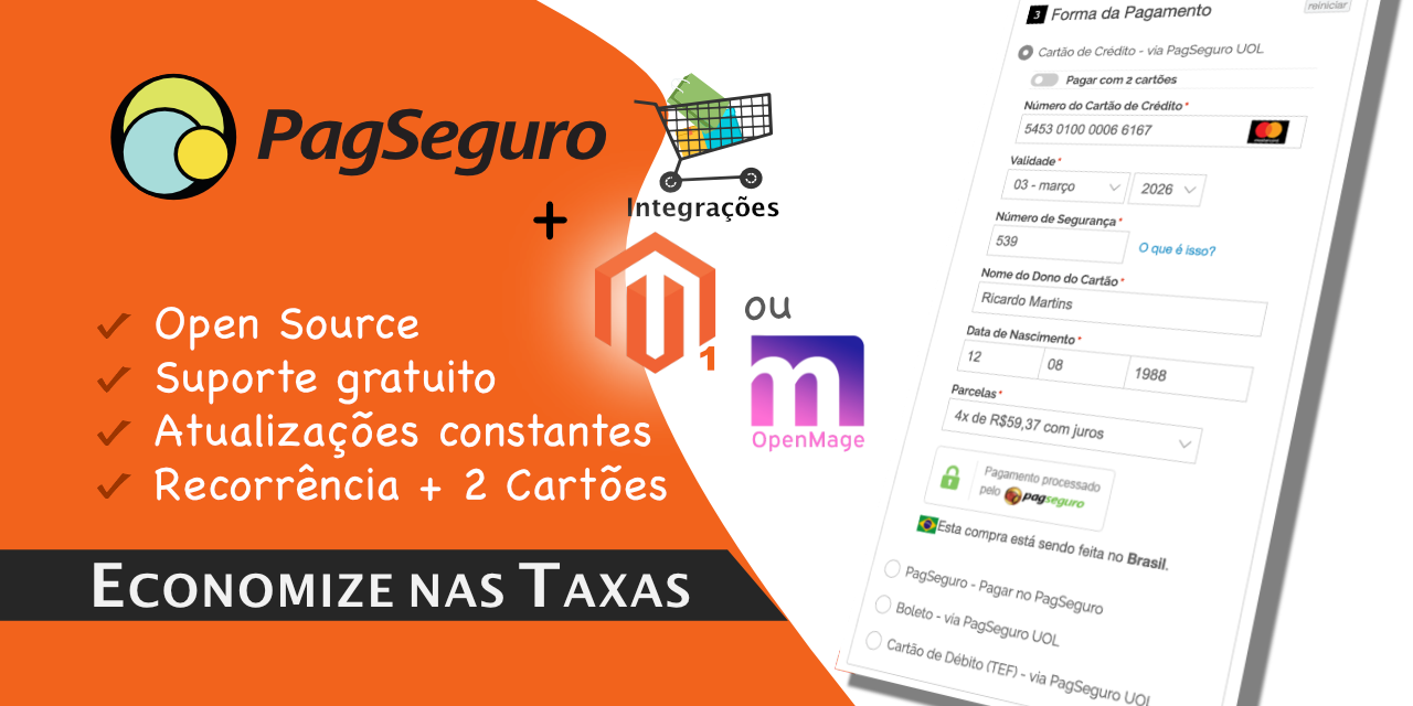 PagSeguro-Magento-Transparente