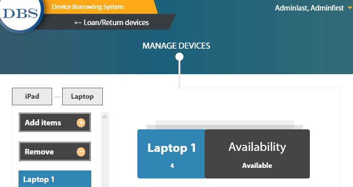 Device-Borrowing-System