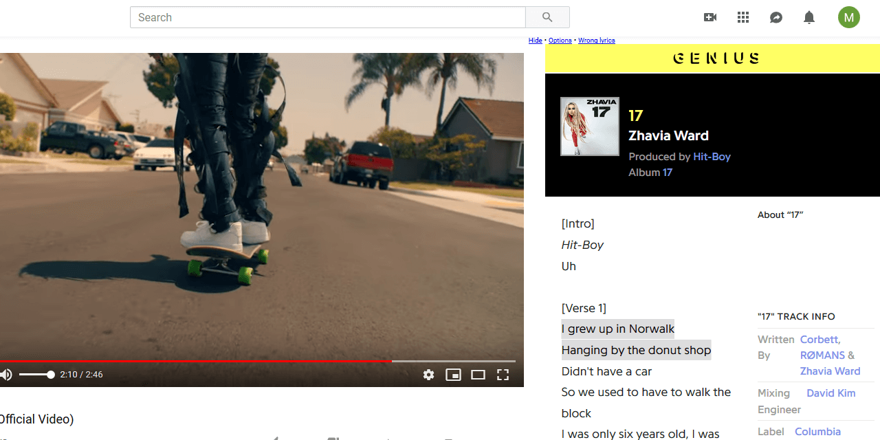Youtube-Genius-Lyrics-userscript
