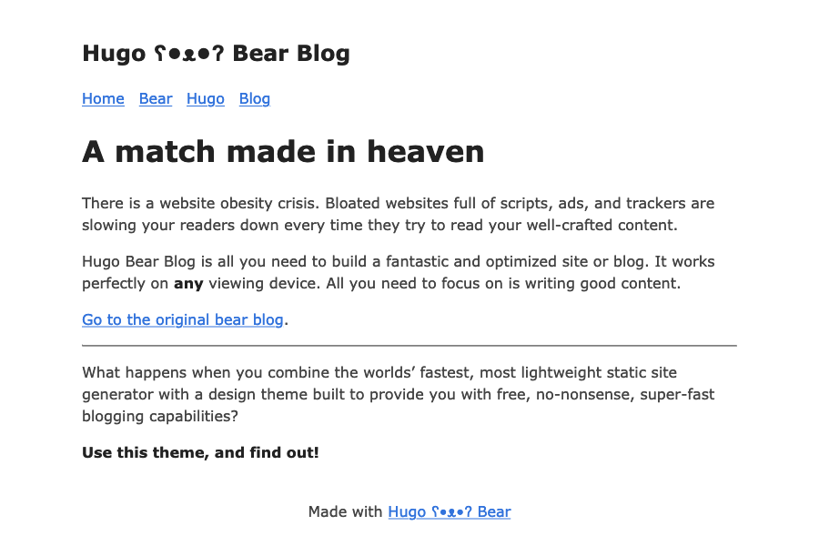 hugo-bearblog