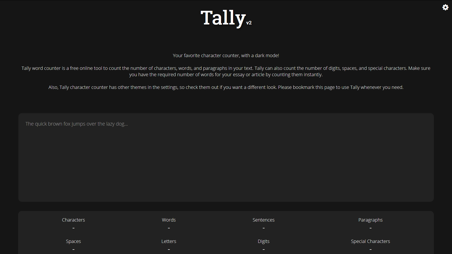 Tally