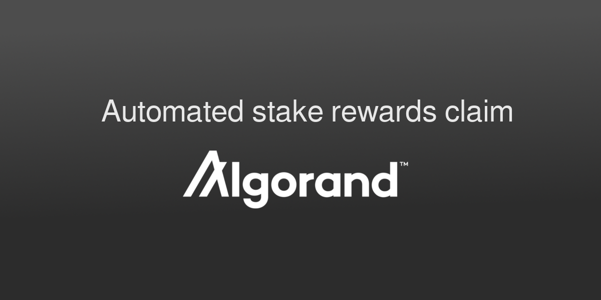 algorand-auto-claim-rewards