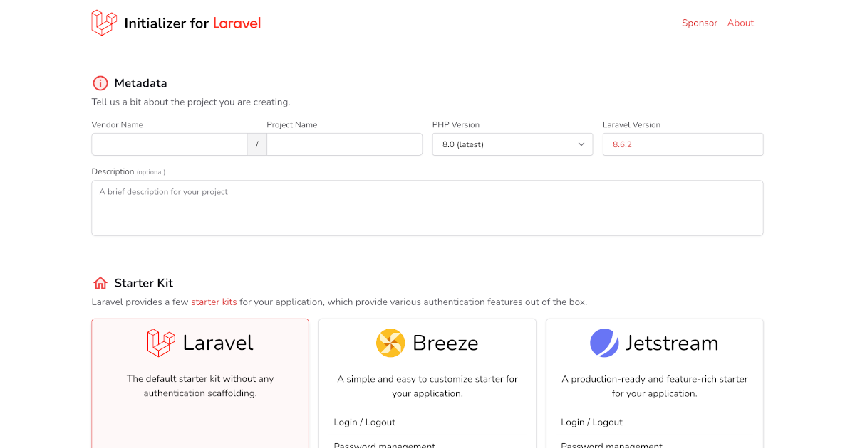 initializer-for-laravel