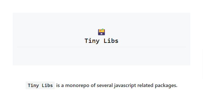 tinylibs